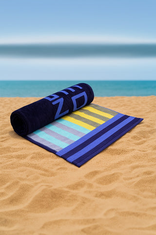 منشفة شاطئ موجة الغروب