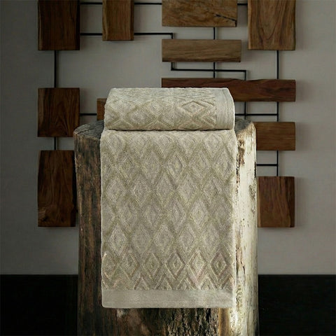 The Classic Olive Sheared Velour Towels ( 50×90 cm)