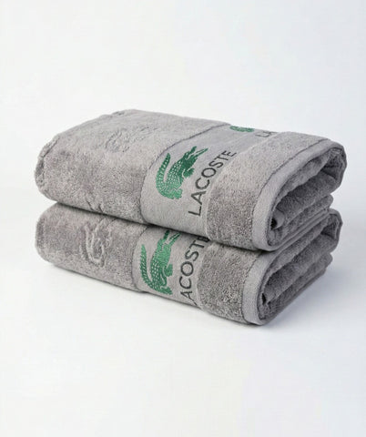The VJ Luxury Sheared Velour Towels (Set of 2 Pcs)