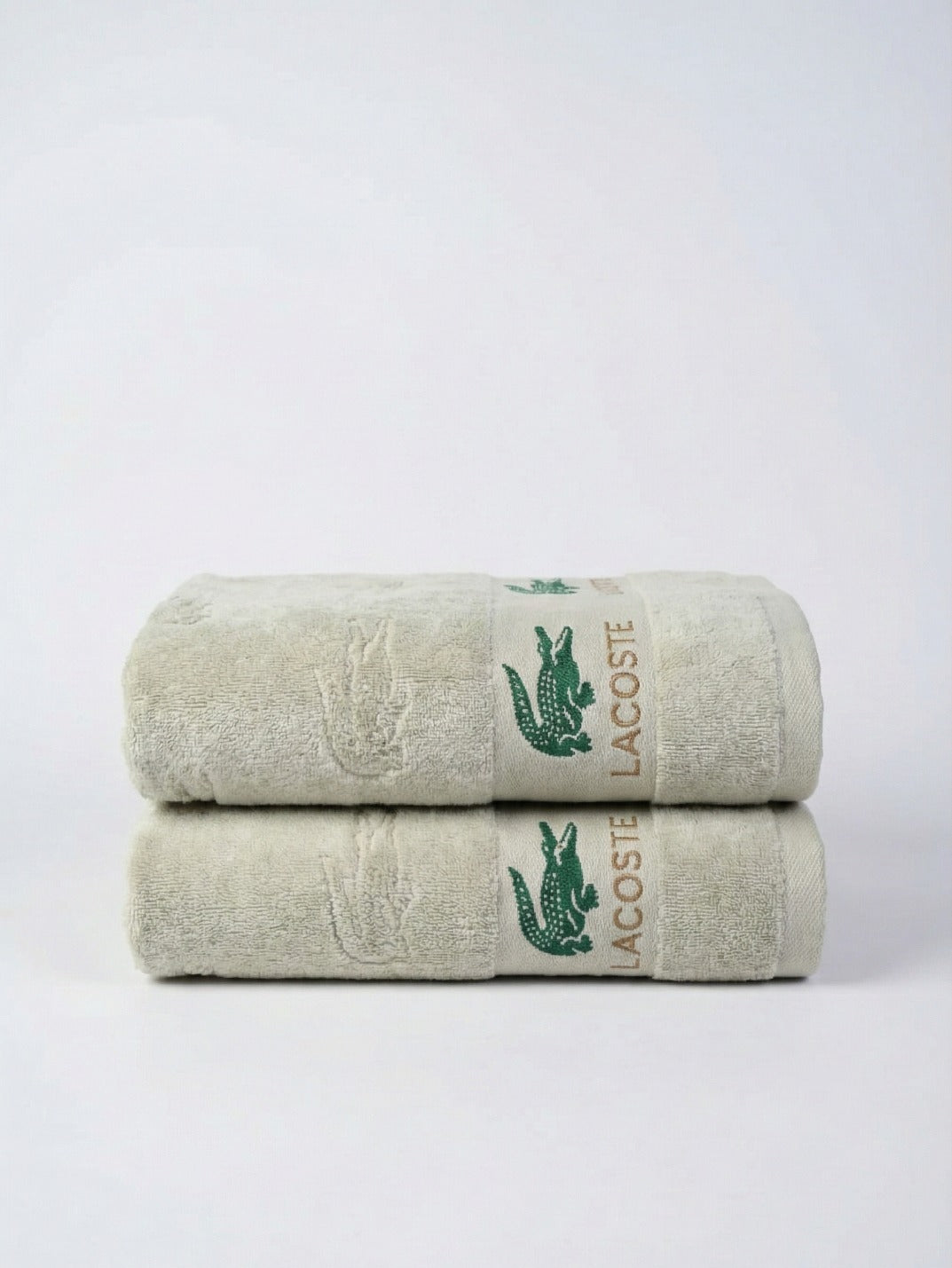 The VJ Elegant Sheared Velour Towels (Set of 2 Pcs)