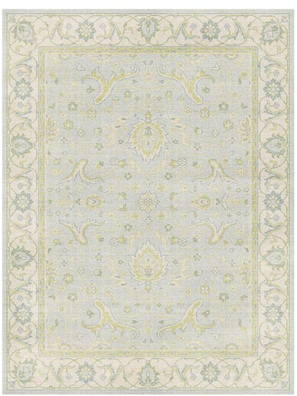 Serene Pastel Medallion Rug