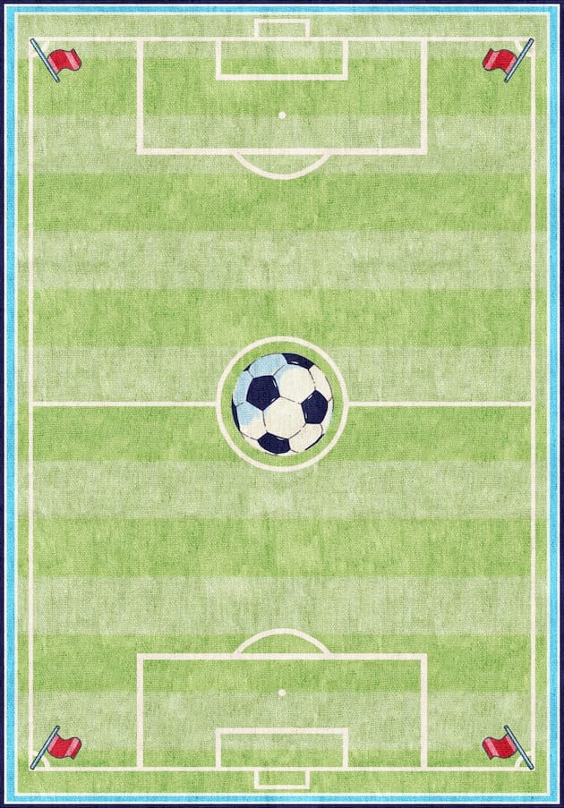 Goal Stadium Interactive Rug