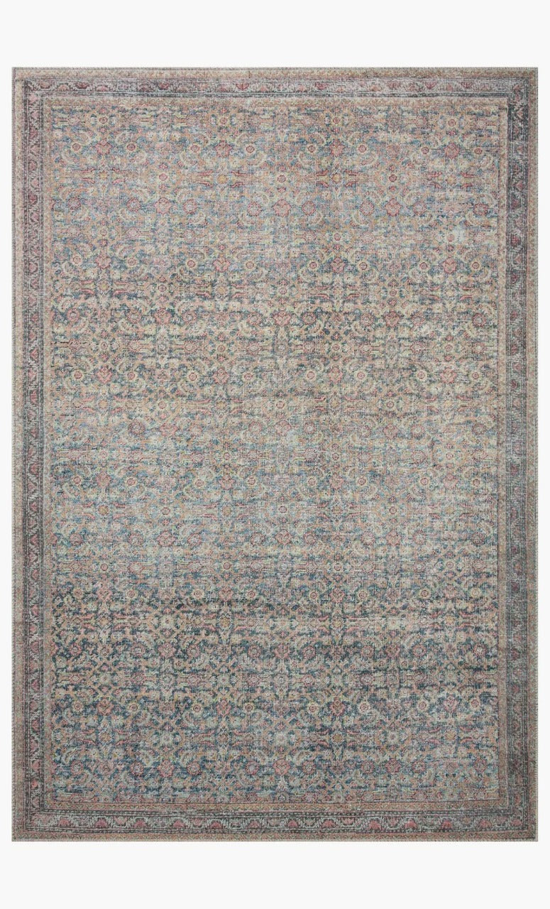 Faded Grid Texture Rug