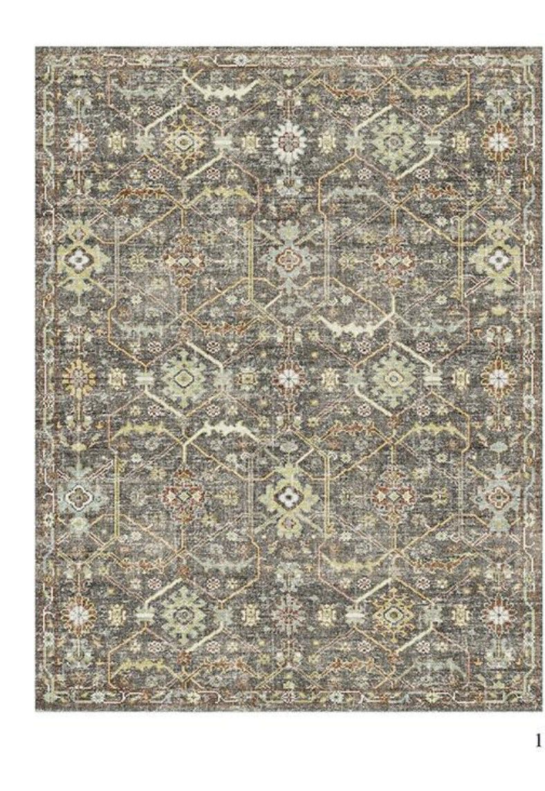 Antique Emerald Lattice Rug