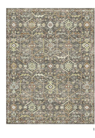 Antique Emerald Lattice Rug