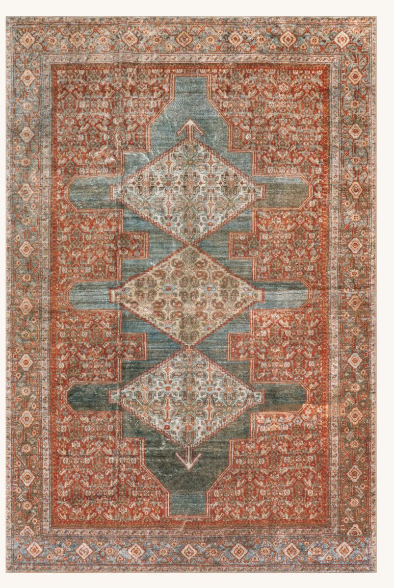 Ghazvin Sunrise Mihrab Rug