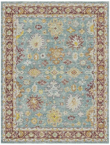 Aura Turquoise Vintage Medley Rug