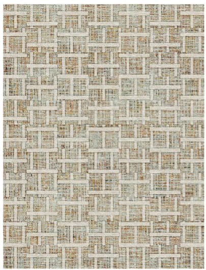 Woodland Grid Matte Rug