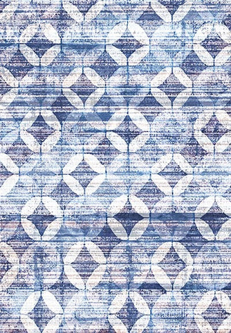 Sapphire Geo Modern Rug