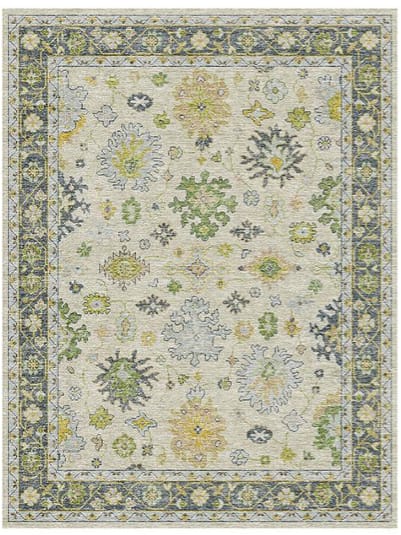 Opal Cream & Sage Traditional Rug