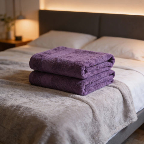 Elegant Mauve Terry Towel (70*140 cm)