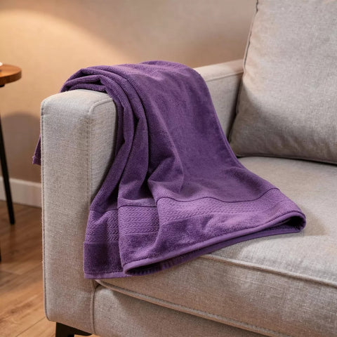 Elegant Mauve Terry Towel (70*140 cm)