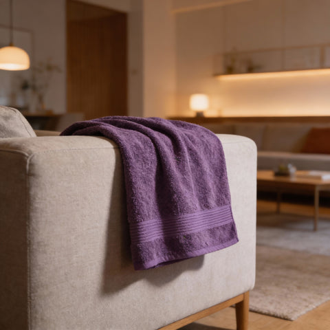 Elegant Mauve Terry Towel (70*140 cm)