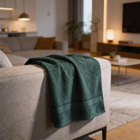 Luxury Olive Terry Towel  (70×140 cm)
