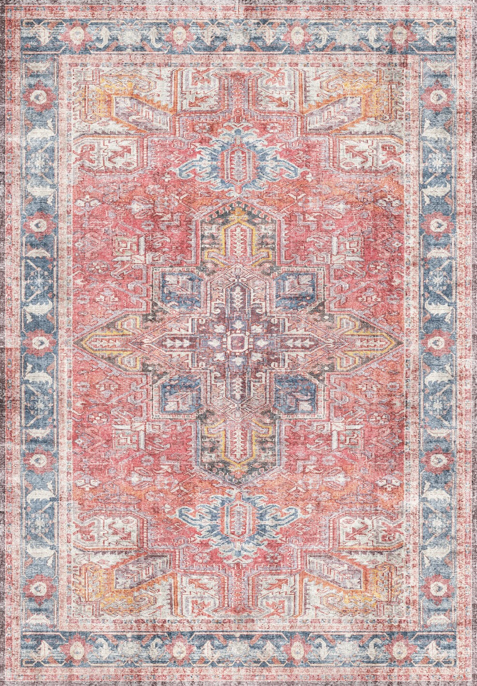 Ivory Embossed Classic Rug