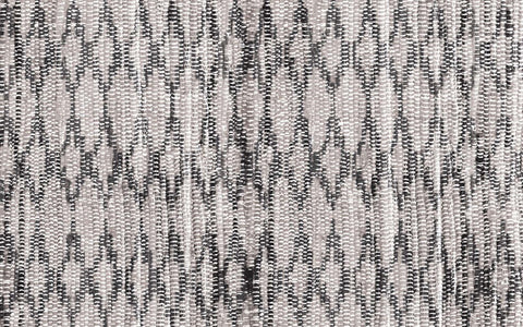 Monochrome Zigzag Kitchen Rug