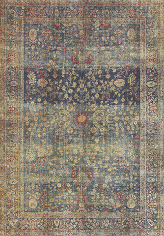 Abstract Vibrant Ribbon Art Rug
